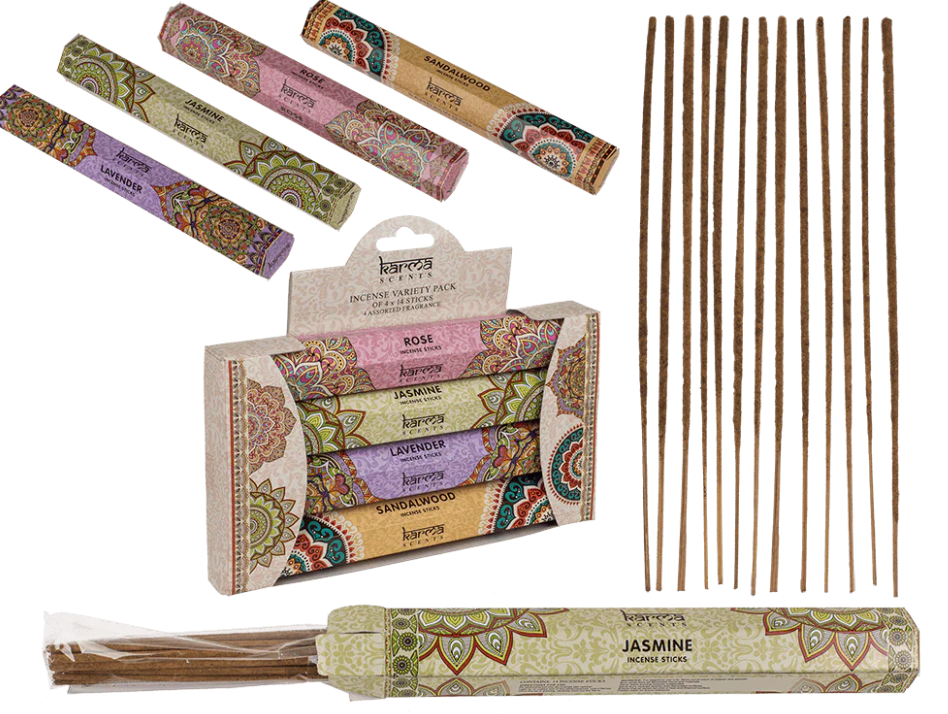 Wierook Set – Karma Geuren Collectie (56 stokjes)