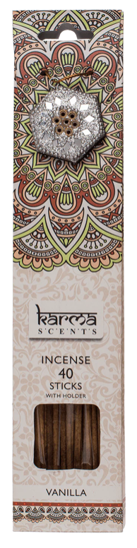 Wierook Set – Karma Vanilla (40 stokjes + houder)