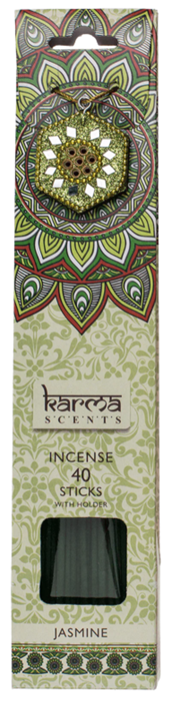 Wierook Set – Karma Jasmine (40 stokjes + houder)