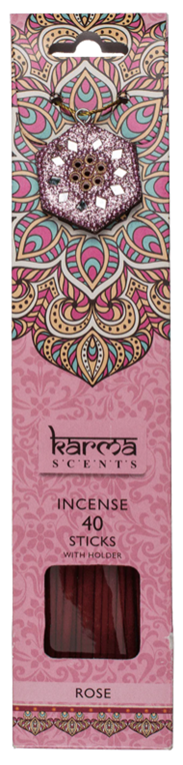 Wierook Set – Karma Rose (40 stokjes + houder)