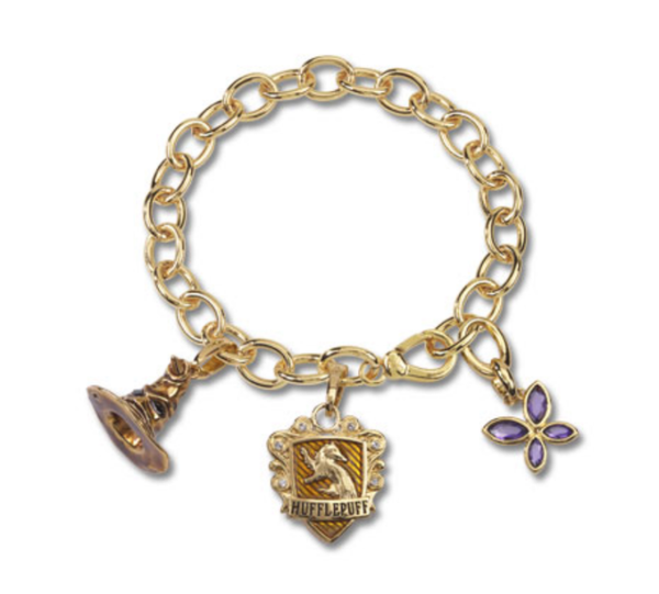 Harry Potter Lumos Hufflepuff Charm Bracelet – The Noble Collection
