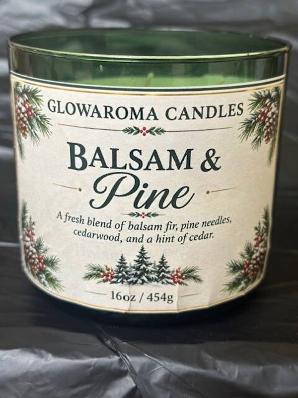 Balsam & Pine 100% Soy Wax Candle