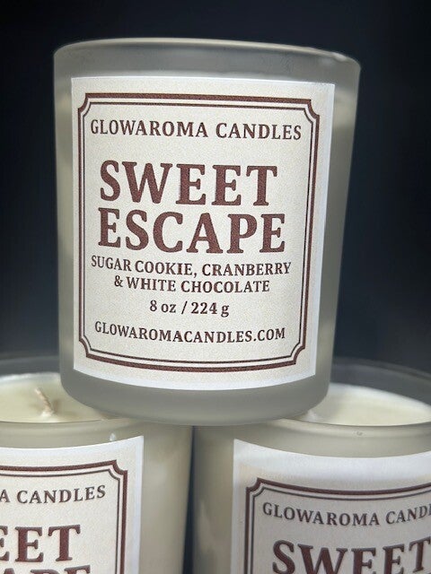 CRANBERRY SUGAR COOKIE & WHITE CHOCOLATE – 100% SOY CANDLE