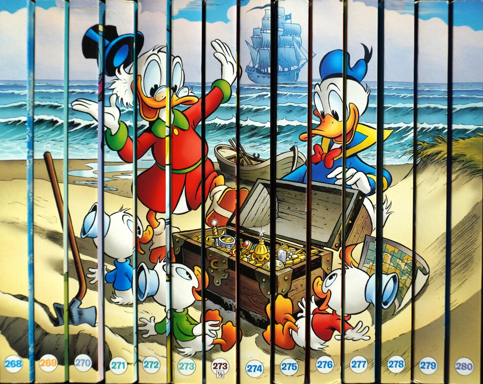 Donald Duck Pockets nummer 268 t/m 280