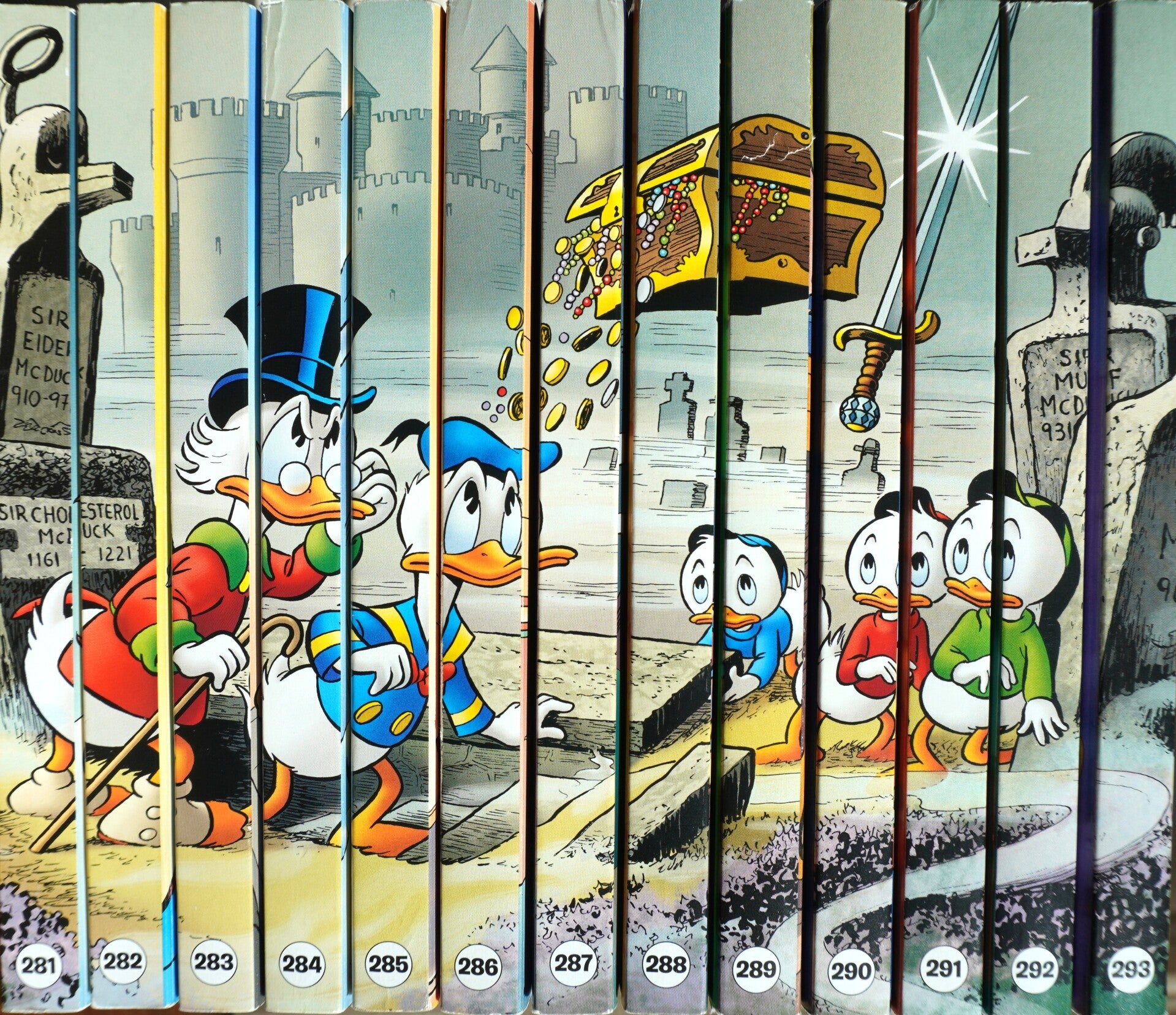Donald Duck Pockets nummer 281 t/m 293