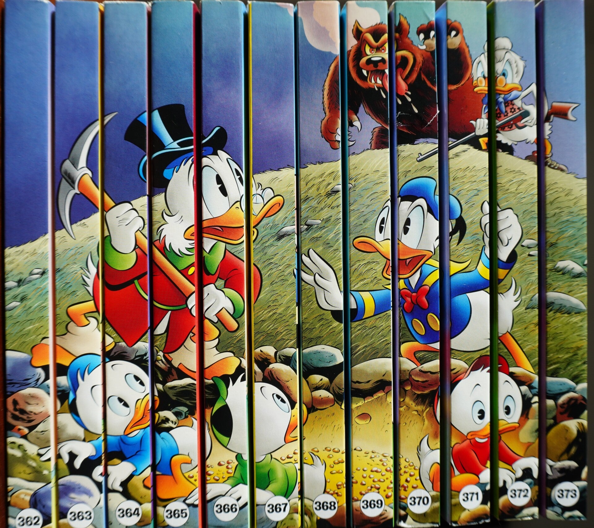 Donald Duck Pockets nummer 362 t/m 373