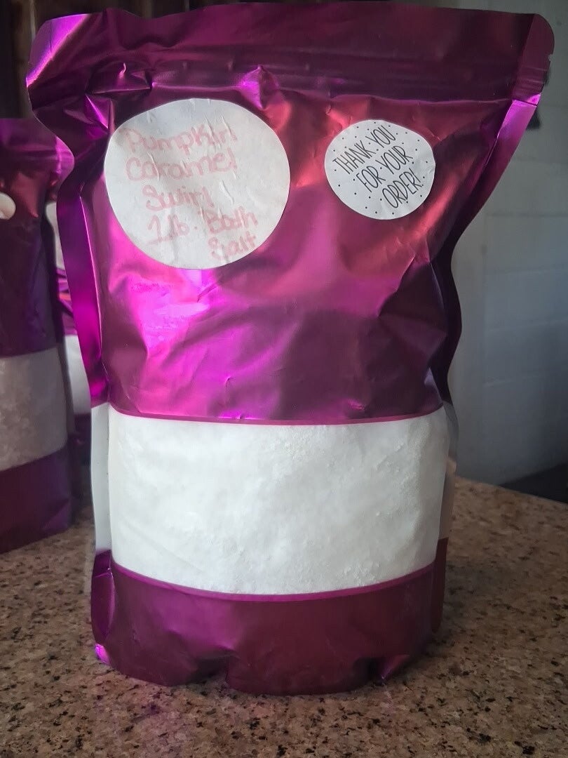Pumpkin Caramel Swirl Bath Salt