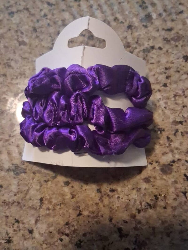 3 pack purple Scrunchie