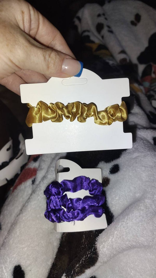 Gold Scrunchie