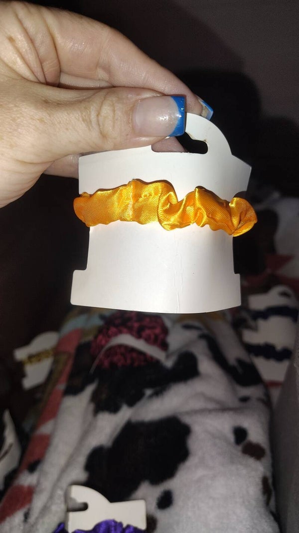 Yellow Hair Scrunchie