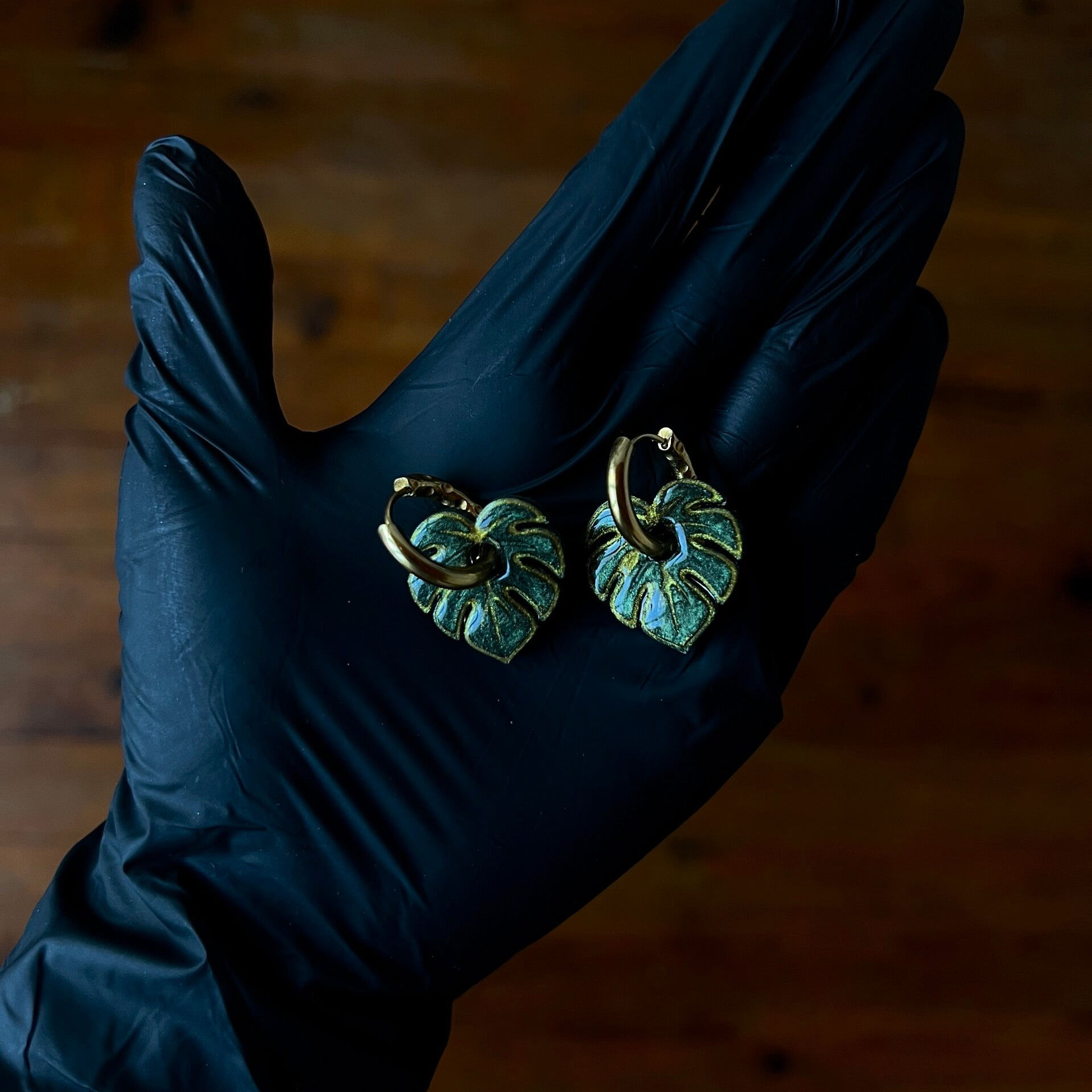 Moule pampille monstera (réversible)