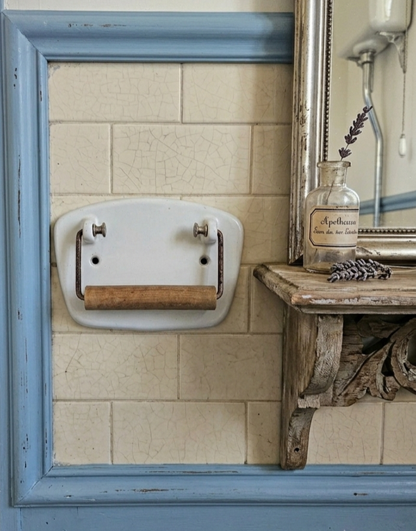 Toiletrolhouder emaille