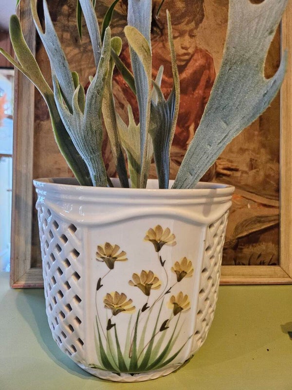 Vintage bloempot
