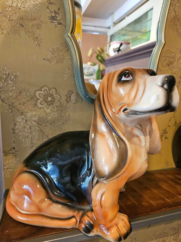 Porselein hond Basset