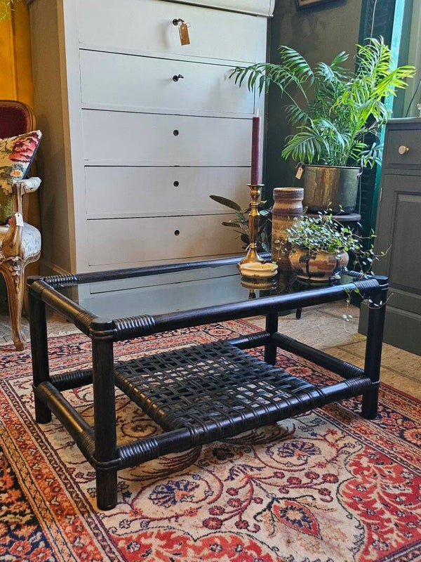Vintage Bamboe salontafel