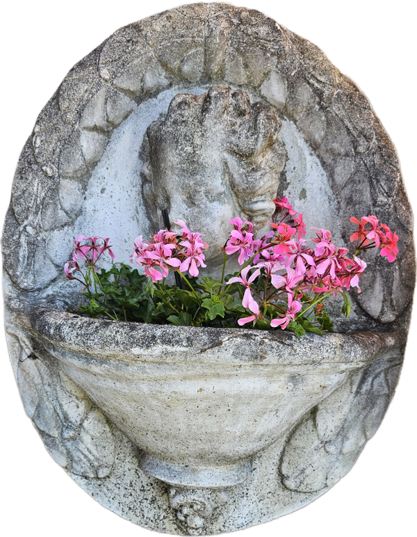 Beton muur ornament