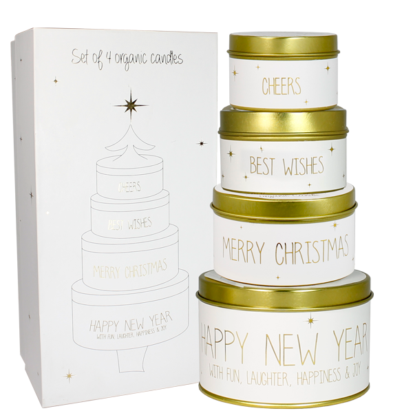 Sojakaars 4 stuks in luxe giftbox