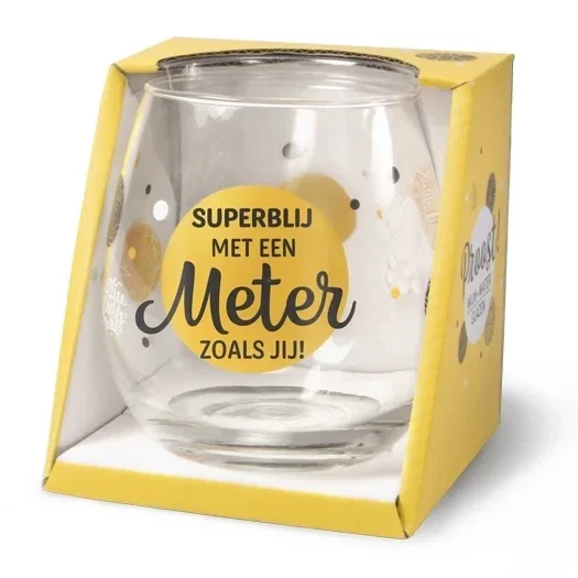 Meterglas superblij met een meter als jij