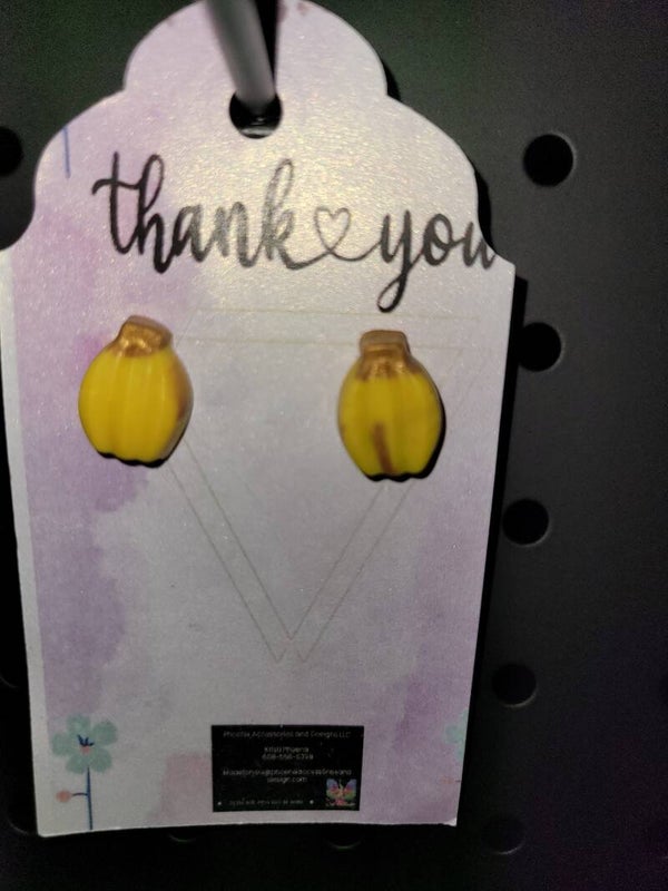 Banana Earrings