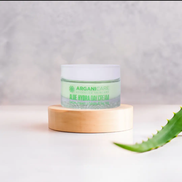 Crème de Jour Hydratante & Anti-rides Aloe Vera Arganicare