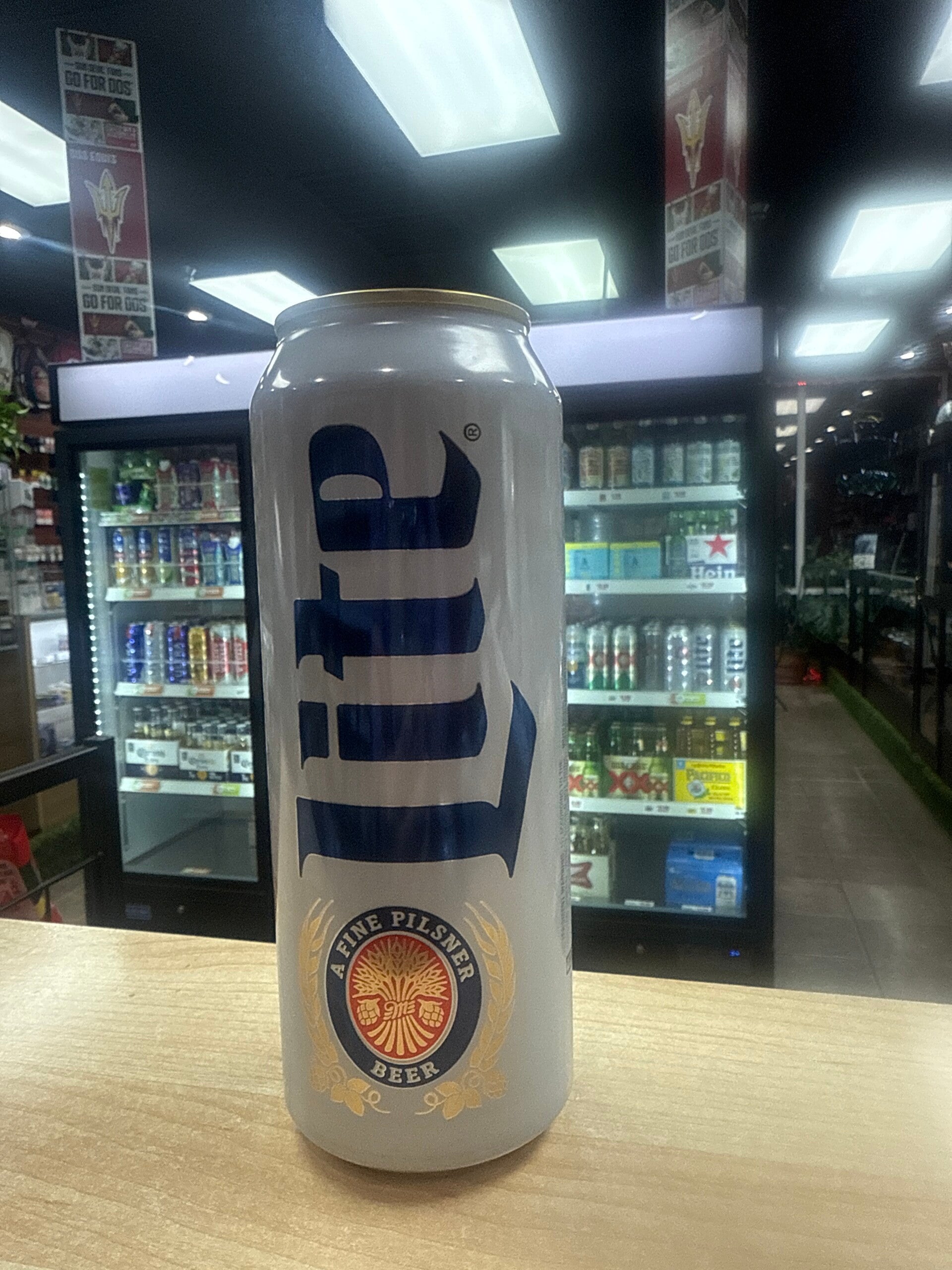 Miller Lite - A Fine Pilsner Beer (24oz Can)