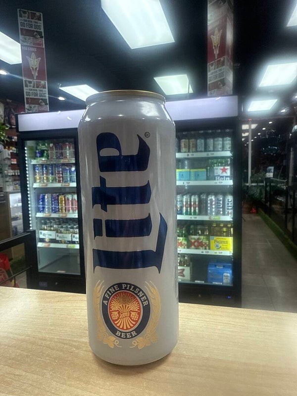 Miller Lite - A Fine Pilsner Beer (24oz Can)