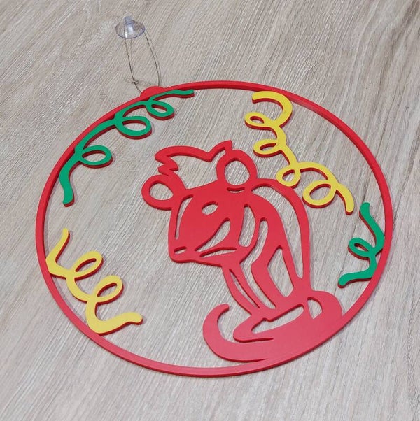 Carnaval hanger "Waterratte Uermend"