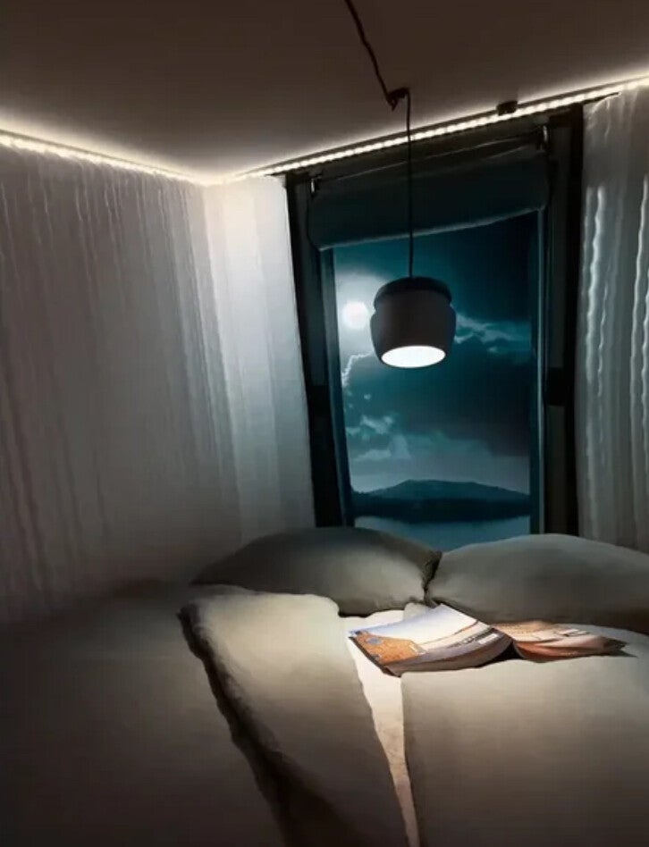 Suite chambre panoramique du Hymer Venture S