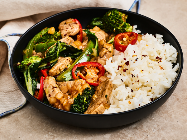Stir Fried Pork & Rice