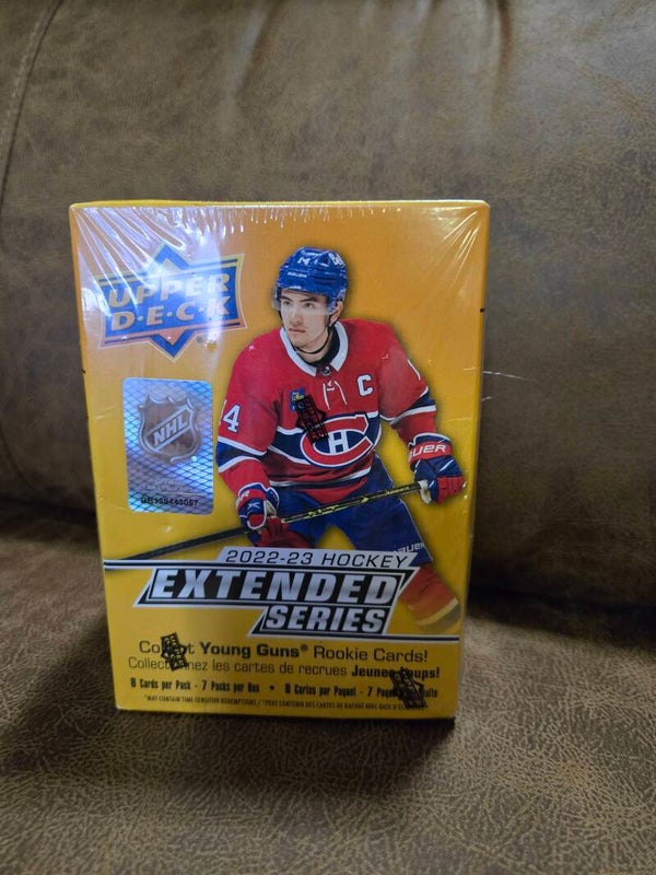 2022-23 Upper Deck extended series hockey blaster box