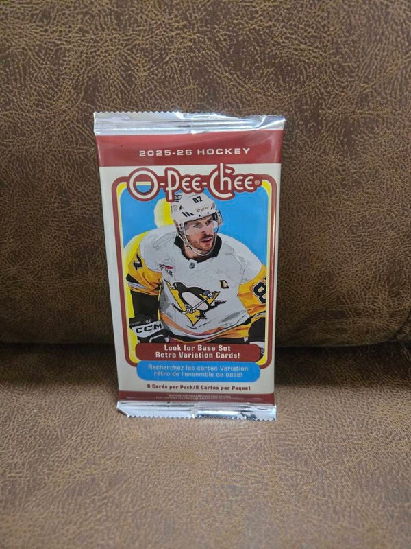 2025 26 O-Pee-Chee hockey card pack
