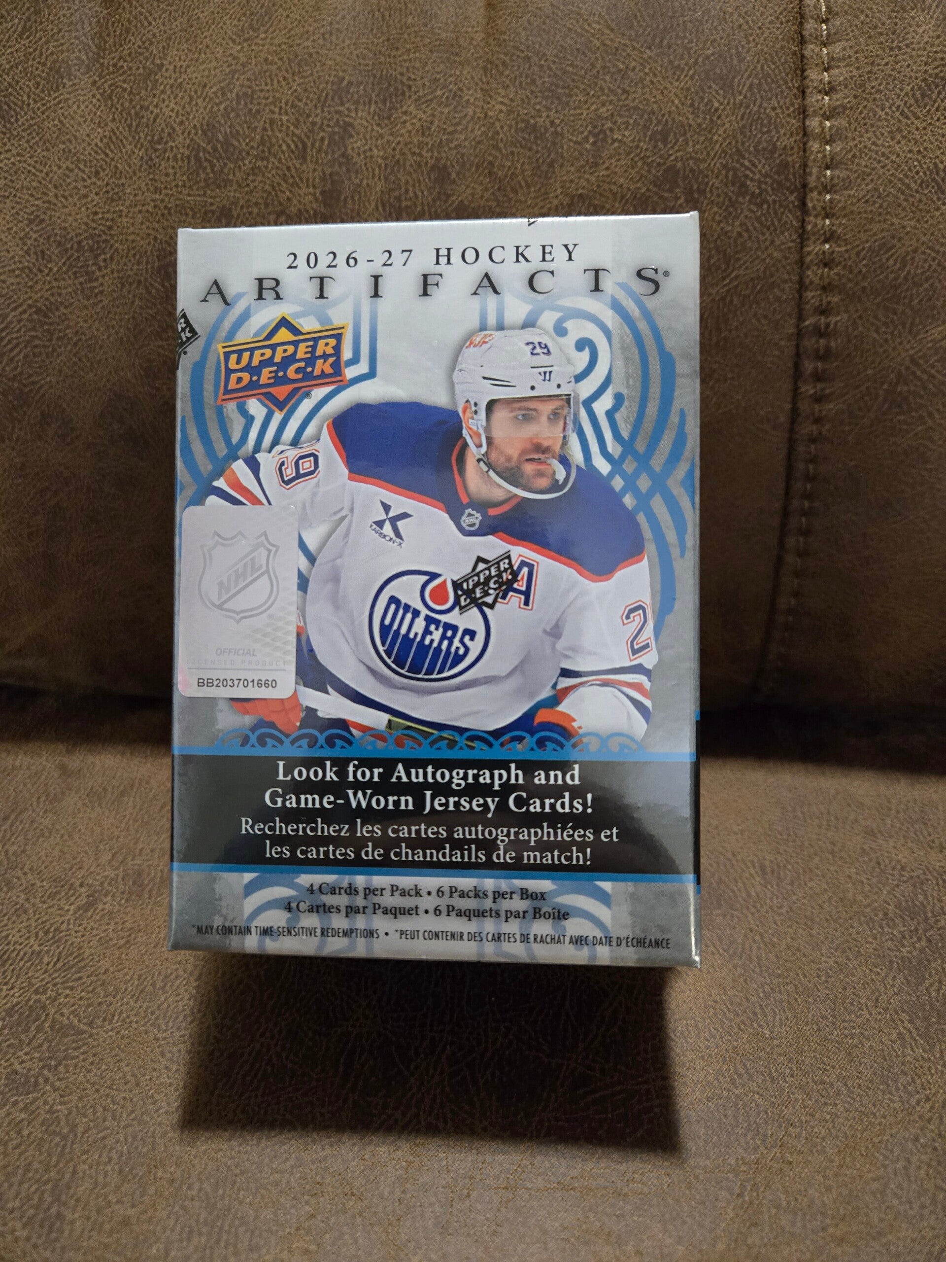2026-27 Artifacts Upper Deck blaster box