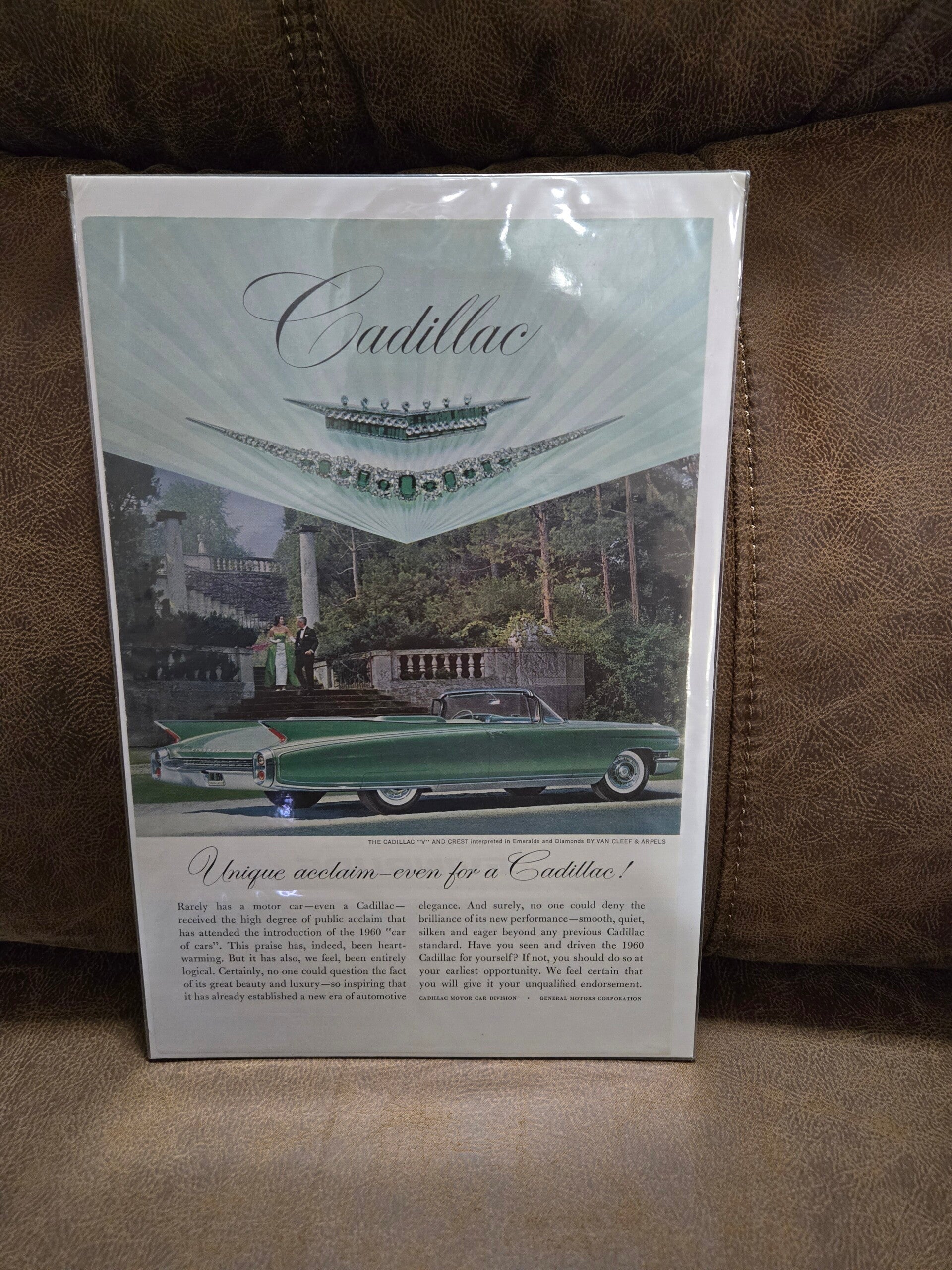 1960 Cadillac original car magazine ad