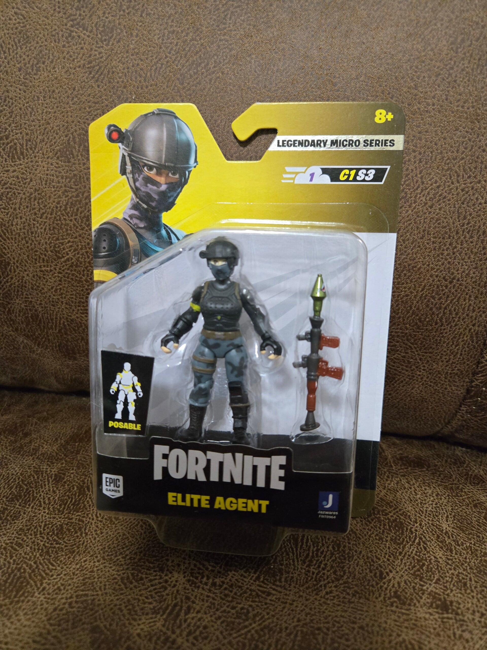 Fortnite Legendary Micro series ELITE AGENT figure