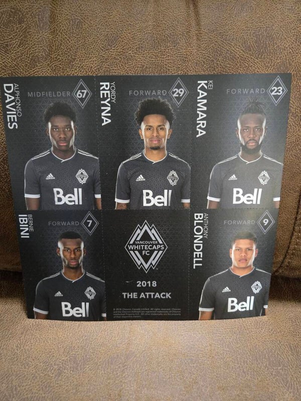 Chevron gas MLS trading cards Alphonso Davies