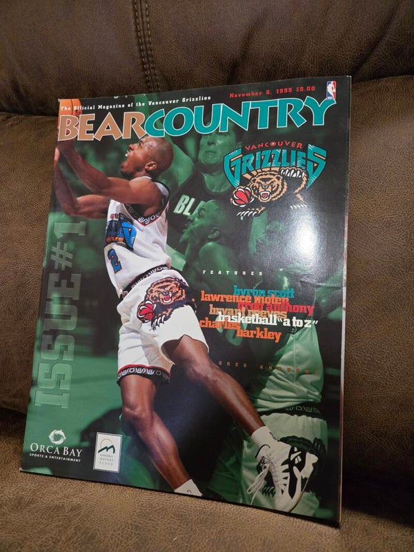 NBA Basketball magazine Vancouver Grizzlies 1995