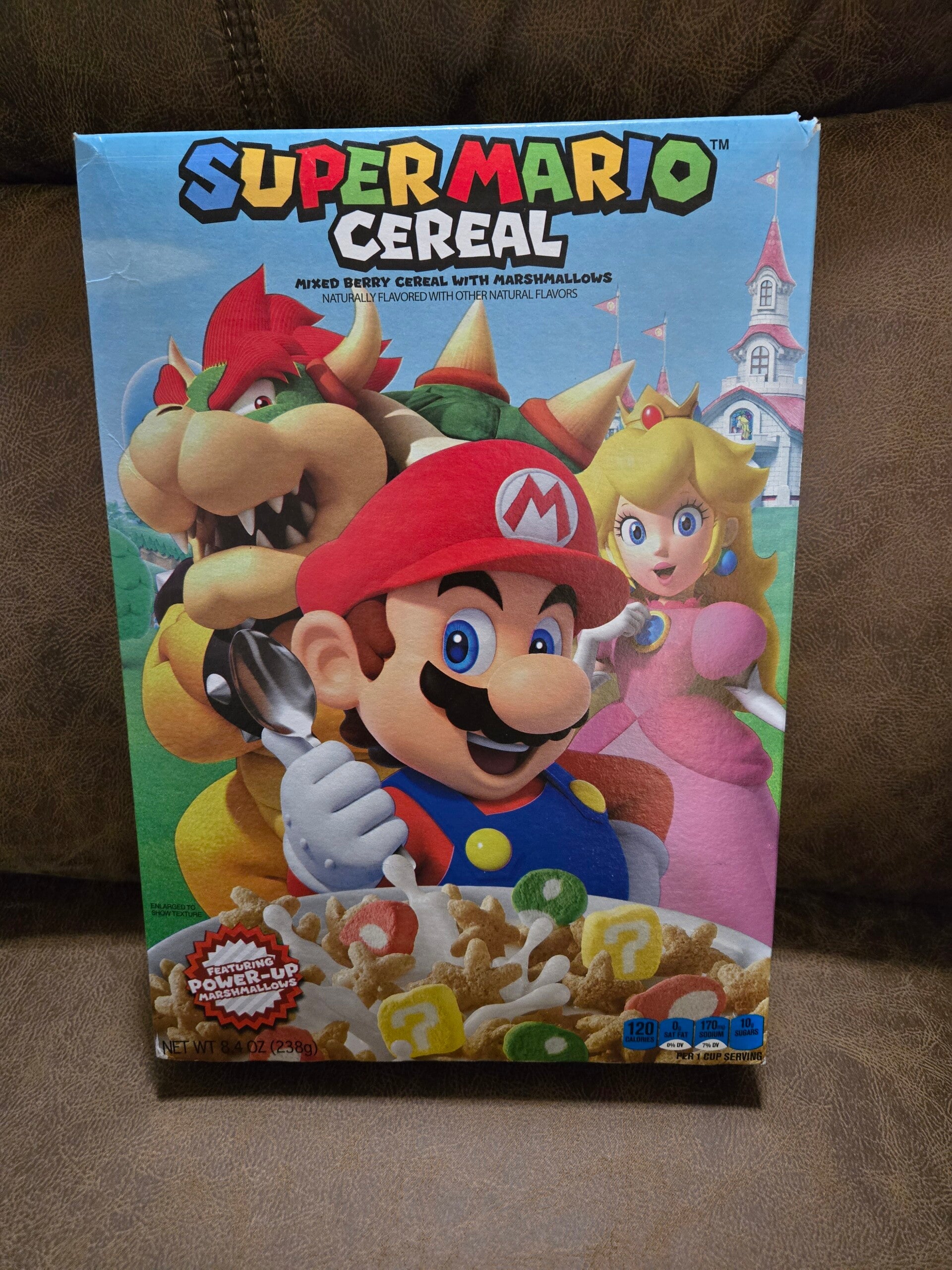Super Mario cereal blue  2019