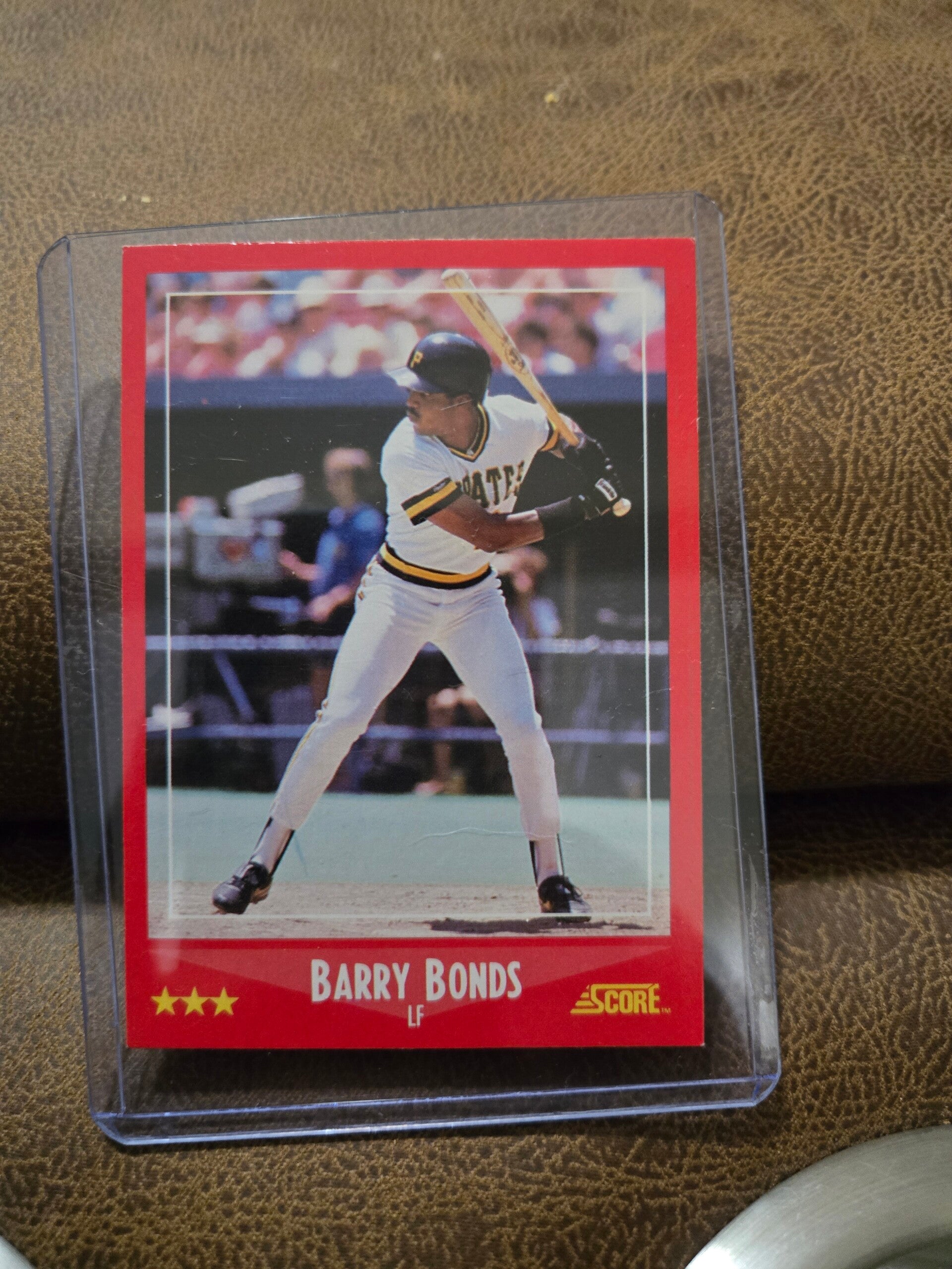 Barry Bonds Score trading cad # 265 1988