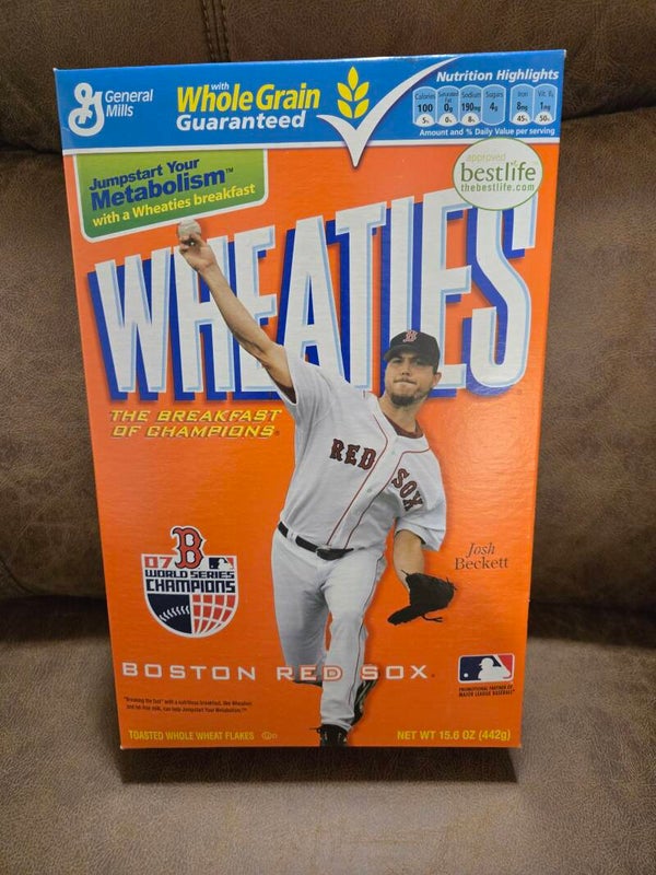 Wheaties cereal box Boston Red Sox MLB baseball 2008