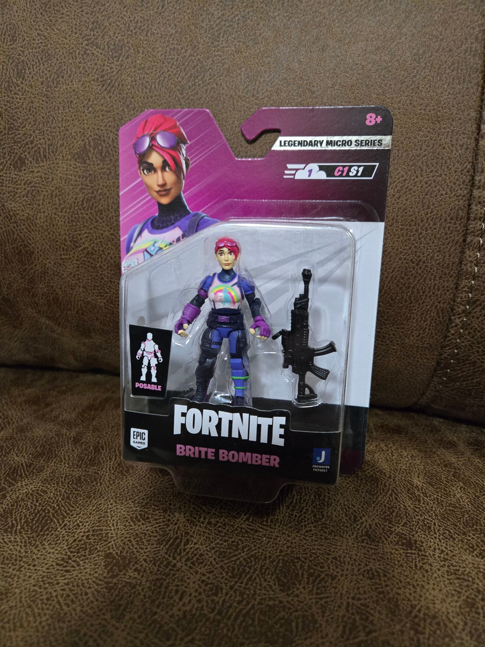 Fortnite Legendary Micro series BRITE BOMBER figure