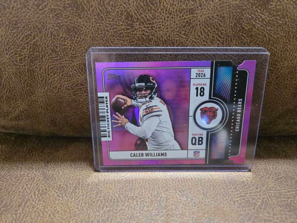 2026 Topps flagship Caleb Williams # BTP-7 die-cut card