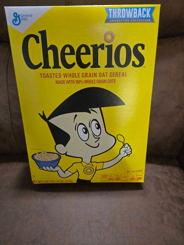 Cheerios retro series cereal box 2015