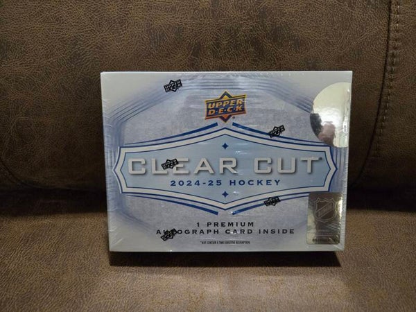 CLEAR CUT 2024-25 hockey premium 1 autograph card