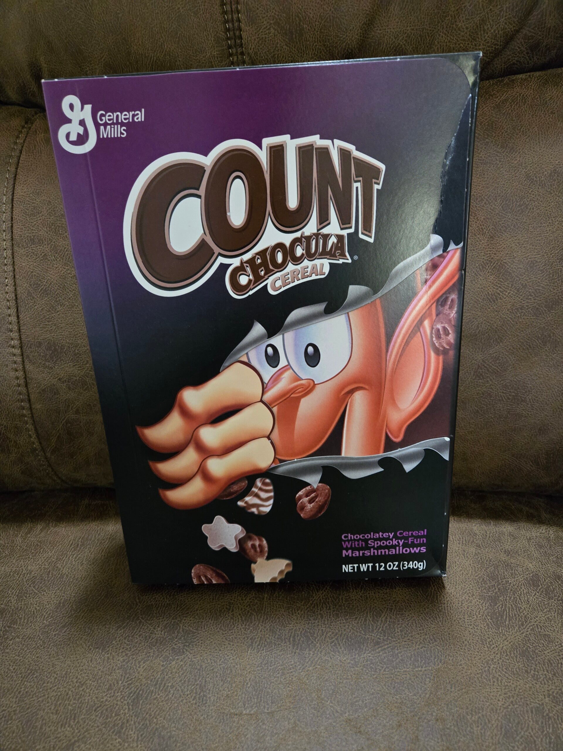 Count Chocula cereal box 2004