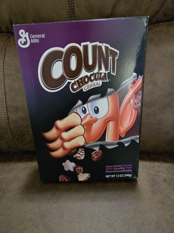Count Chocula cereal box 2004