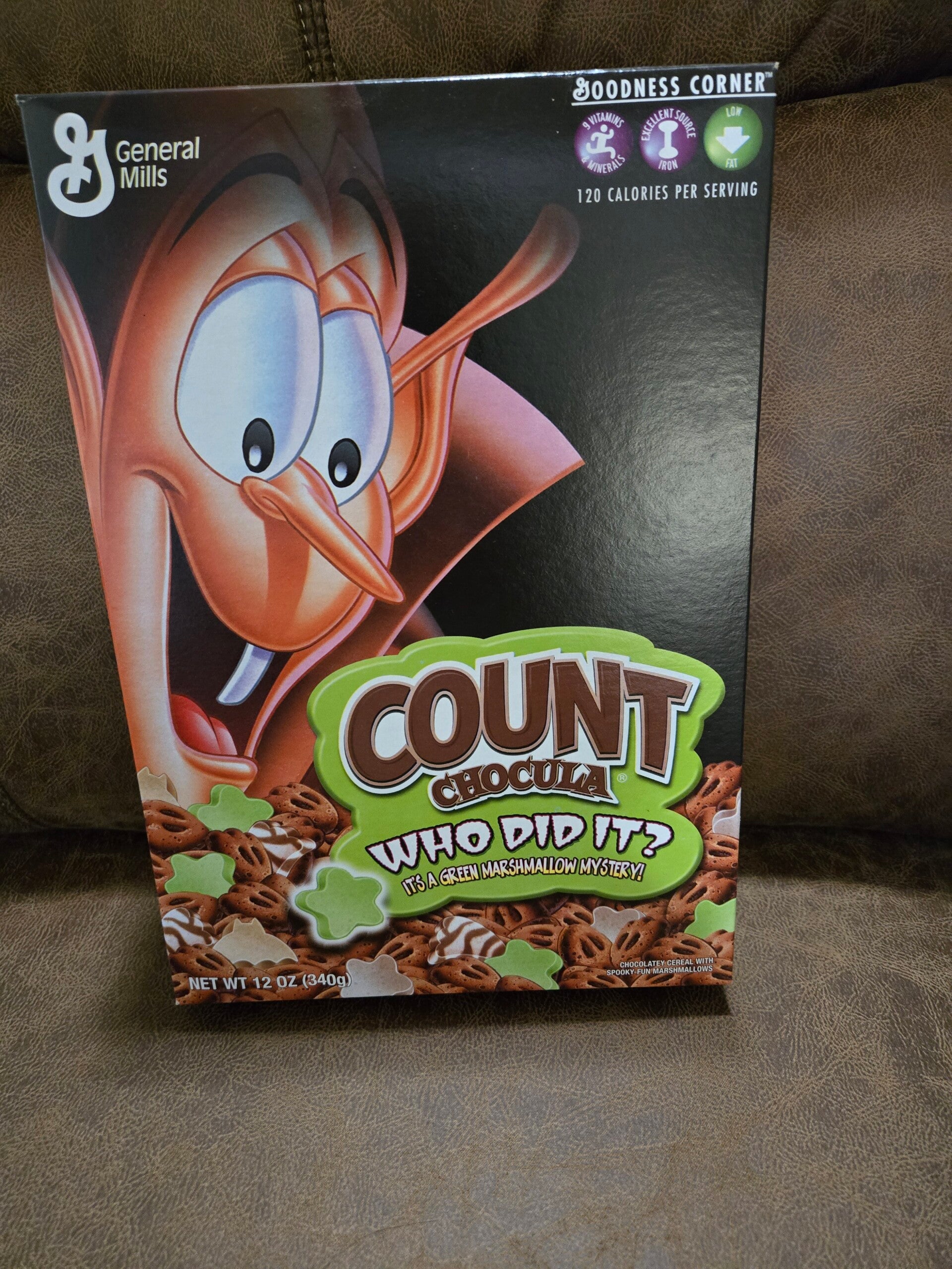 Count Chocula cereal box 2005