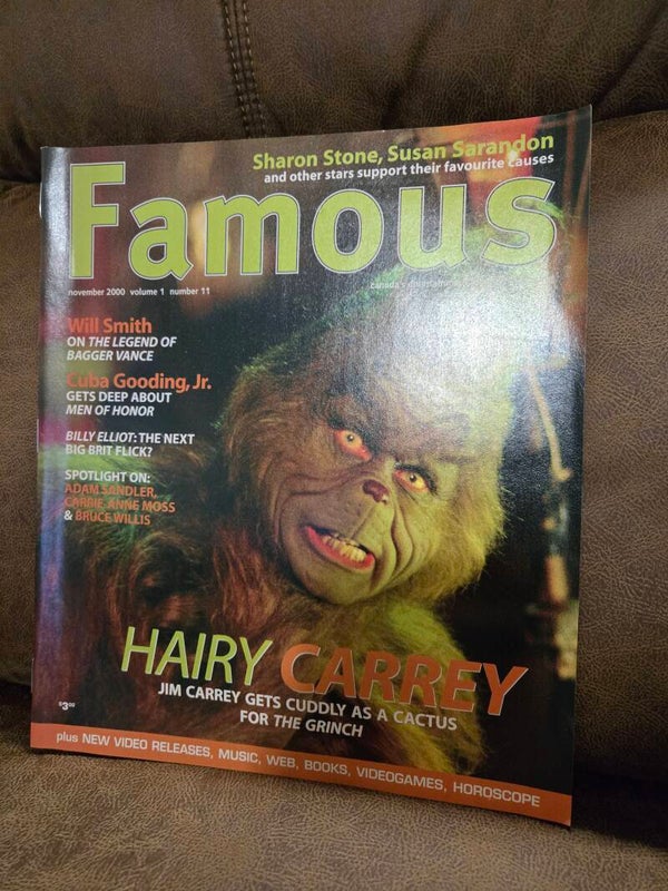 Famous - movie entertainment magazine November 2000