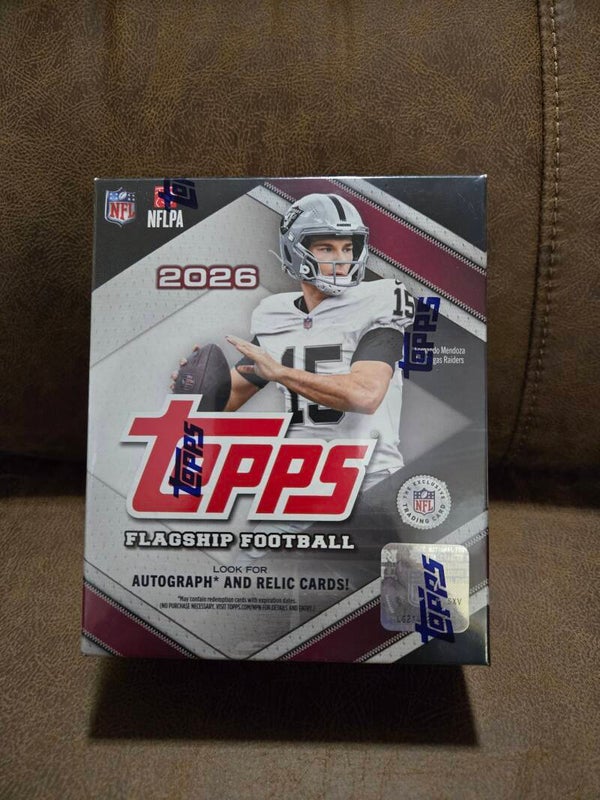 Topps 2026 Flagship Football Mega Box – Brand New & Factory Sealed