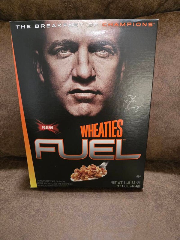 Wheaties Fuel cereal box Peyton Manning 2010