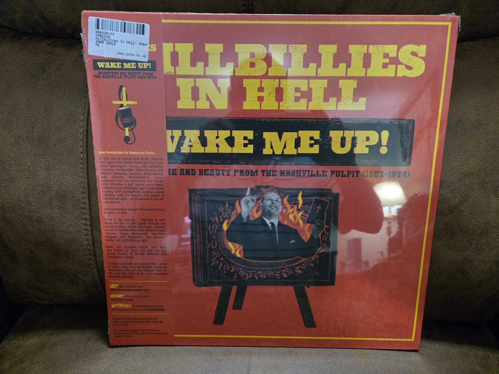 Hillbillies in Hell  Wake me Up    vinyl record Lp
